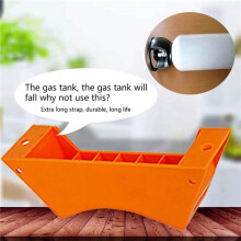 4X Cylinder Mounted Bracket Gas Cylinder Bracket Durable ABS Gas Cylinder Holder for Motorhome RV Caravan,Orange