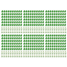 480Pc Plant Climbing Wall Fixture Clips Plant Fixer Vines Garden Green Leaf Plant Wall Clips Vines Holder for Wall Decor