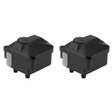 2X Wasserdichte Kunststoff Funk Gerät Empfänger Box für 1/10 RC Crawler Auto Axial SCX10 III AXI03007 AXI03003 Upgrade Teile