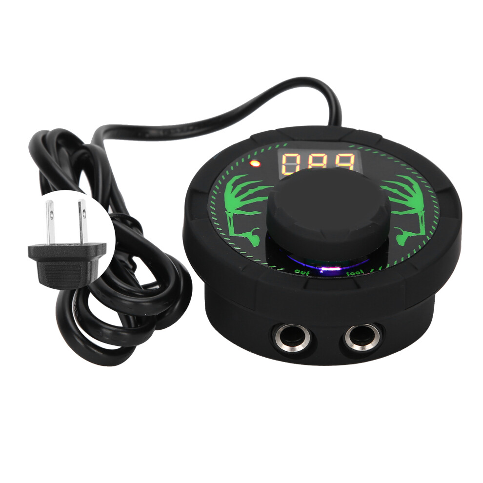 Short Circuit Protection Tattoo Power Supply Touch Screen Control Dual Foot Pedal Mode OLED Screen Display Switch Mode Technology Adjustable Output