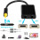 2X Dual Port Digitale Optische Vezel Audiosplitterkabeladapter 1 in 2 Uit 3