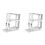 2X Kitchen Storage Rotating Rack Multi-Layer Storage Rack Cabinet Food Ingredient Storage Pull-Type Rotating Spice Rack 1