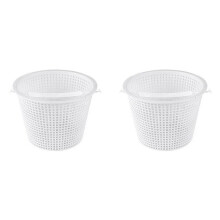 2X Panier de Rechange pour Écumoire de Piscine 1070 8 Pouces en Haut, 5,5 Pouces en Bas, 5 Pouces de Profondeur