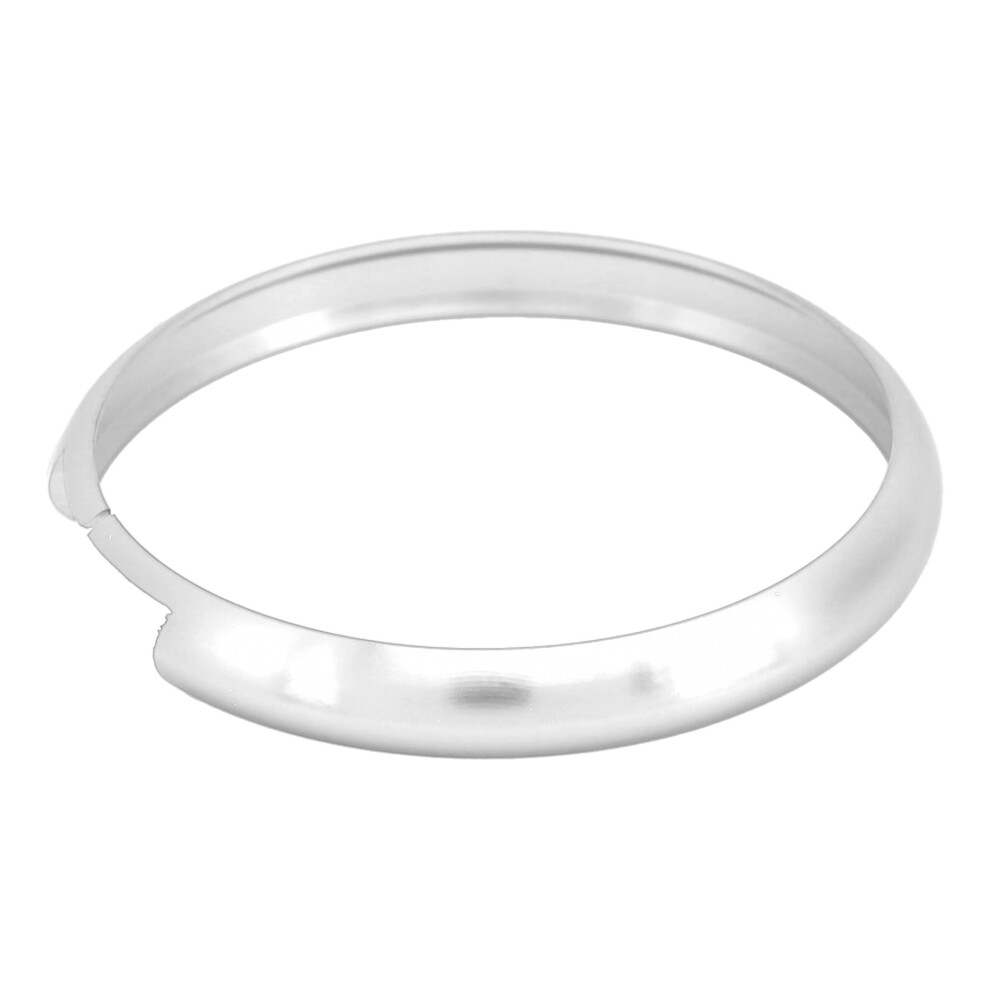 Aluminium Alloy Key Fob Ring For Mini R55-R60 - Finish Exclusive Fit Silver 4051387753757