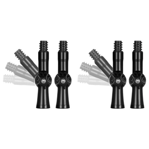 4Pcs Rotatable Angle Adaptor Extension Pole Attachments for Threaded Extension Pole Paint Pole Adapter Attach to Duster