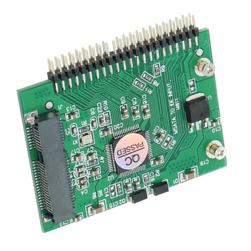 2X Adaptador IDE MSATA 2,5 Polegadas 5V IDE para Cartão Conversor SSD MSATA 1