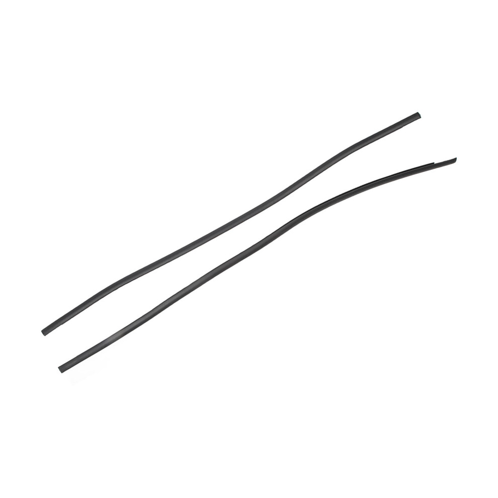 2Pcs Rubber Roof Molding Trim For Civic Sedan 2012-2015 Black 8371387753646