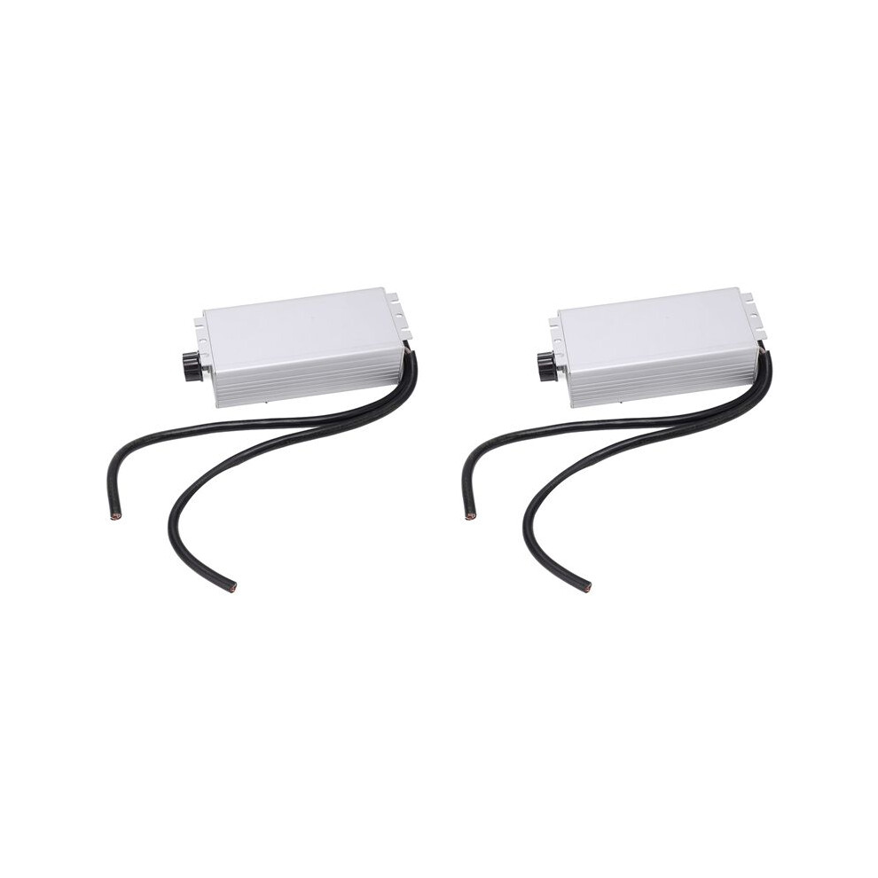 2X Motor Speed Controller, 2.2Kw 3 Phase Aluminum Alloy 380V Variable Electronic Speed Regulator 4714053020552