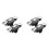 4X Mobile Game Trigger for Phone Gaming 4 Finger Trigger L1 R1 Aim Keys Game Controller Sensitive Phone Game Trigger 1