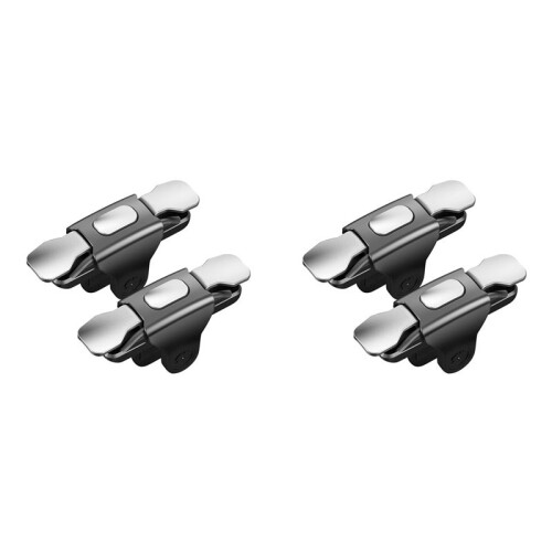 4X Mobile Game Trigger for Phone Gaming 4 Finger Trigger L1 R1 Aim Keys Game Controller Sensitive Phone Game Trigger