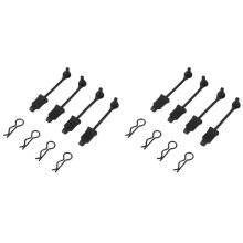 8 Peças de Borracha Clipe Retentor Shell Fixo Fivela Lock Ar390165 para 1/10 ARRMA Senton Granito Typhon  Rock Vorteks