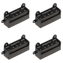 4X Metal Five-Pin Base V-Mount Battery Buckle Plate B-Shaped Port Large Battery V-Shaped Battery Buckle Plate