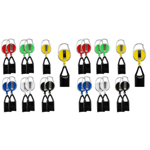 24Pcs Retractable Lighter Holder Lighter Keychain Multicolor Lighter Holder Keychain with Clip Classic Lighter Cover