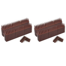 40 PCS Bird Deterrent Spikes Birds Repellent Spikes for Outside to Keep Birds Away,Fence Spikes for Railing and Roof