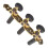 2X Guitar Machine Heads Classic Guitar String Tuning Pegs Key 3L3R Guitars Knobs Tuners Keys Part 7