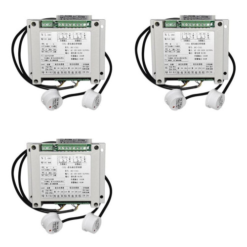 3X High and Low Liquid Level Intelligent Controller with 2Non-Contact Sensor Module Automatic Control Liquid Water Level 1