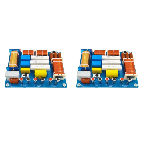 2X 3 Way 800W High Power Multi Speaker High Medium Low 3 Way Frequency Converter Adjustable Frequency Divider PA-3803A 1