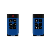 2X 6-Button Garage Door Remote Control Duplicator 315MHZ-868MHZ Multi-Frequency Code Grabber Clone Gate Garage A
