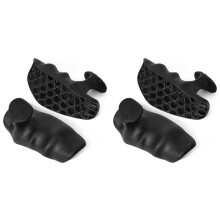 4X Puxadores Originais para Levantamento de Peso para Homens e Mulheres, Levantamento Terra, Remadas, Ergonomia, Treino, Borracha, Almofadas de Apoio