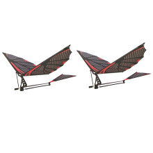 2X Carbon Fiber Model Aircraft Assembly Flapping Wing Aircraft DIY Model Aircraft Pterosaur Rubber Band Bionic Aircraft