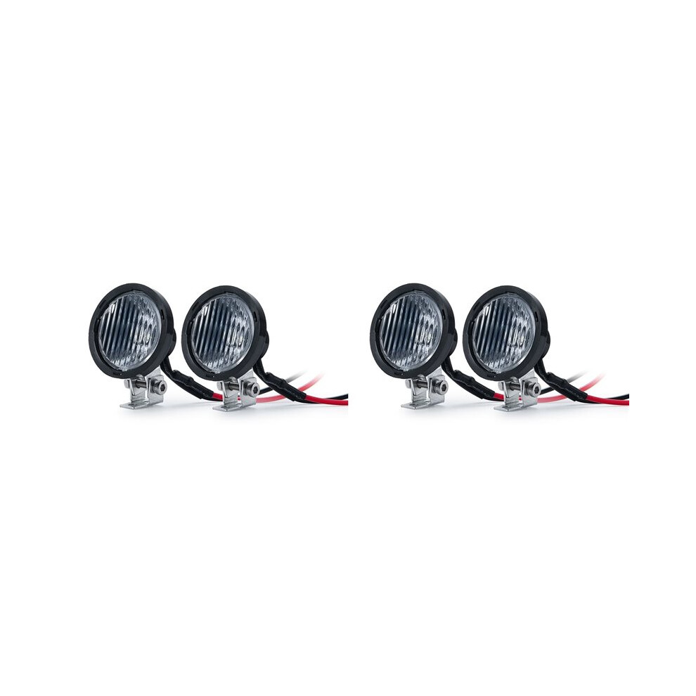 2X Rc Car Led Lights Headlights Spot For 1/10 Trx4 Trx6 Axial Scx10 90046 Wraith Rr10 Mst Redcat,B White/Light 4713710836734
