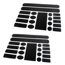 2X Bike Carbon Strike Protector Set for Rhino Skin for Folding Bike Carbon Strike