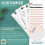 2X A6 Binder, Budget Binder and Cash Envelope,Cash Envelope Wallet,Budget Planning, Envelope Binder,with Budget Envelope 5