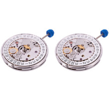 2X per ETA 2824-2 SELLITA SW200 Bianco 3H Movimento Meccanico Orologio Orologio