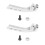 2X Metal 4-Hole Transmitter Neck Strap Balancer Adjuster for Futaba X9D RC Remote Control,Silver Horizontal 1
