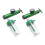 2X Oxygen Flow Meter Oxygen Regulator 0-15 L/Min Pressure Reducing Regulator Valve Meter with 870 Inlet Thread 1