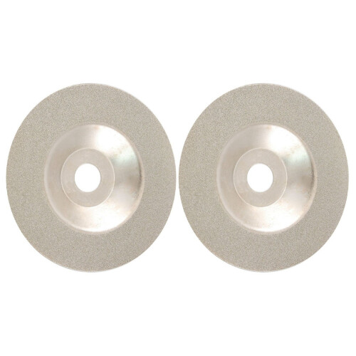 2X Cutting Disc, for Glass / Stone, with Diamond Coating, Galvanized, Fine Grain