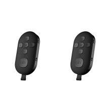2X Bluetooth5.0 Mobile Phone Remote Control Button for Phone Selfie Shutter E-Book Page Turning Wireless ControllerA