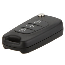 2X Replacement 3 Button Keyless Entry Remote Control Folding Flip Car Key Fob Shell Compatible with  I20 I30