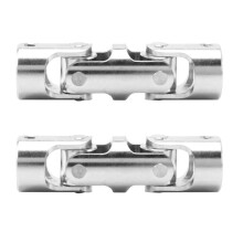2X Rc Doppel Universal Gelenk Kardan Gelenk Gimbal Kupplungen mit Schraube, 6X 6 mm