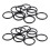 20 PCS Metrisches O Ringe Schwarz Nitrilkautschuk 40 mm OD 4 mm Dick 1