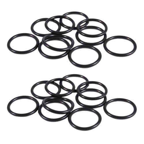 20 PCS Metrisches O Ringe Schwarz Nitrilkautschuk 40 mm OD 4 mm Dick