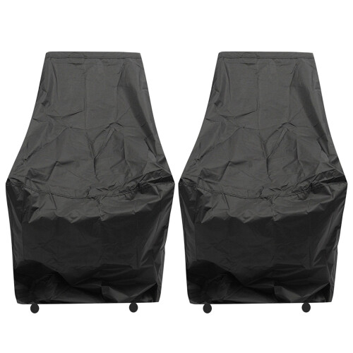 2X Waterproof Protezione Della Mobilia Impilabile per Esterni