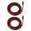 2X RCA Speaker Cable Bare Wire Speaker Wire to RCA Plug, Replace RCA Plug Connector Adapter to Bare Wire Open Audio 1