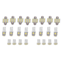 22 Pcs White LED Lights Interior for T10 & 31mm Map Dome License Plate Lamp