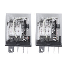 2X Bobine 12V 10A 240VAC 28VDC Relais Electromagnetique DPDT JQX-13F2Z