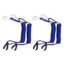 4X Boat Outboard Engine Motor Kill Stop Safety Tether Lanyard for