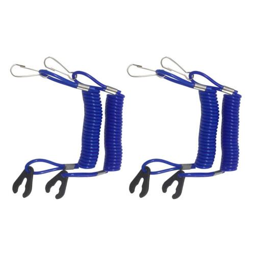 4X Boat Outboard Engine Motor Kill Stop  Safety Tether Lanyard for