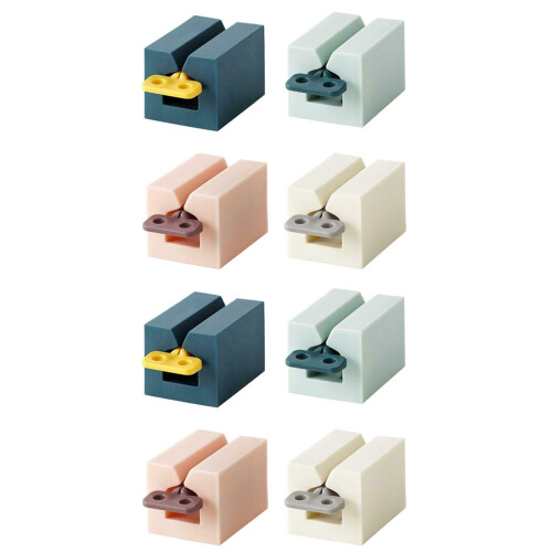 8Pcs Multifunctional Toothpaste Tube Squeezer Plastic Tooth Paste Holder Dispenser