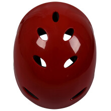 4X Casco Protector de Seguridad 11 Agujeros de Respiración para Deportes Acuáticos Kayac Canoa Tabla de Surf Paleta - Rojo