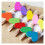 100Pcs Mixed Colours  Wooden Peg Photo Paper Peg  Clips 3