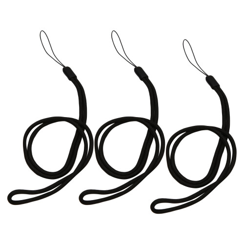 3X Nylon Cord Braid Cord for Camera Necklace Black