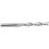 20pcs 1/8 Inch 3.175mm Carbide CNC Double Two Flute Spiral Bits End Mill Router 22mm 5