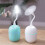 2X Air Humidifier USB Small 220Ml  Portable Cool Mist Diffuser for Bedroom Office Desk Car Aroma Atomizer,White 9