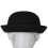 2Piece Melon Bowler Hat Hat Bowler Hat Bowler Hat  Hat Chaplin Hat Riding Hat (Black) 4