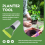 For Automatic Transplanter Garden Hand Bulb Planter Tool with Depth Mark Soil Release Planting for Digging Hole Seed B 9
